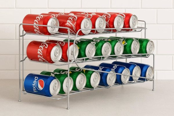 Countertop Can Dispenser Rack for Soda Cans 36 Capacity